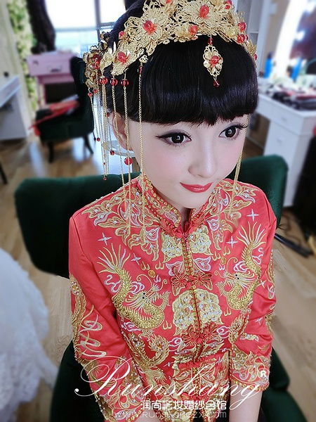西安新娘跟妆 润尚彩妆婚纱会馆的公共相册